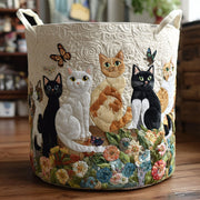 Gatos do Jardim | Cesto da Roupa Feito à Mão