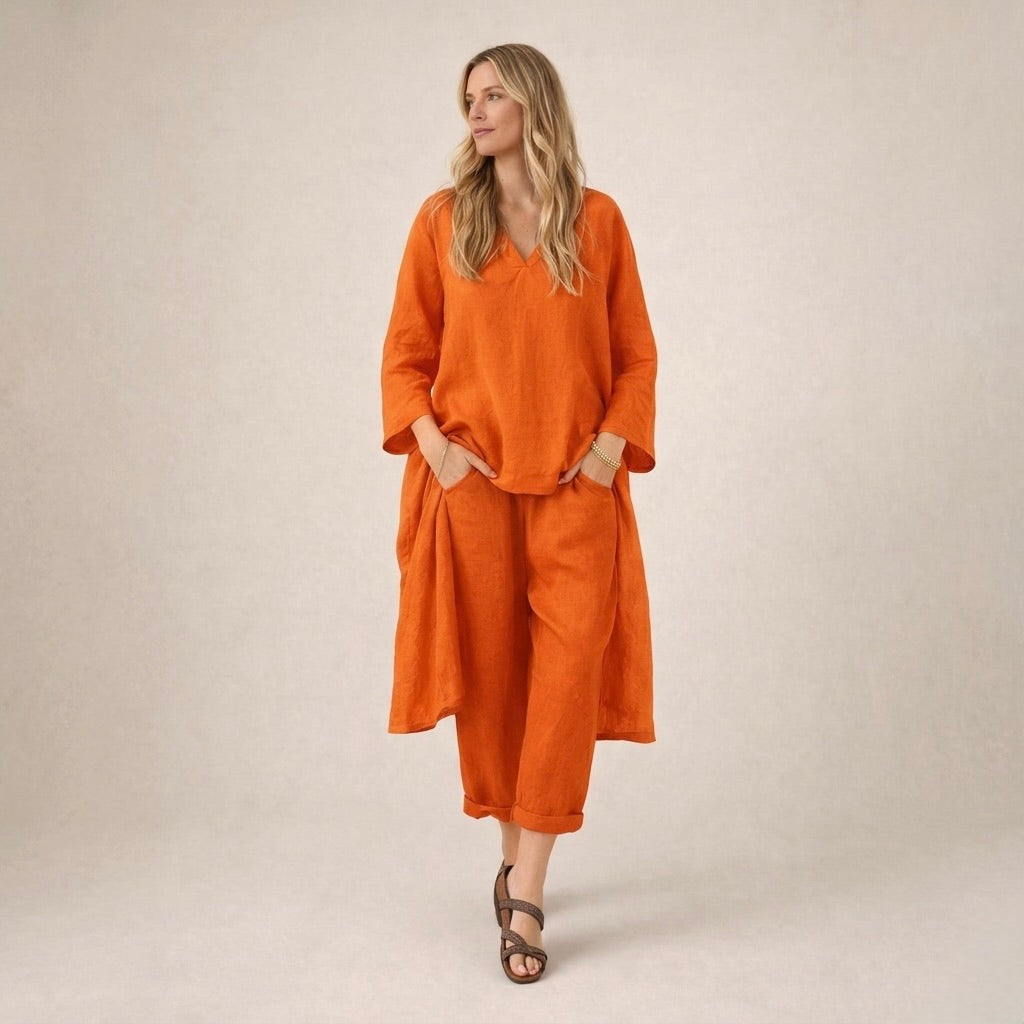 Marianne | Lose Leinen Set
