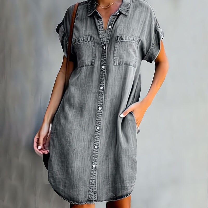Eleni | Vestido com botões