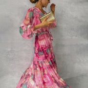 Meli | Wickelkleid mit floralem Druck