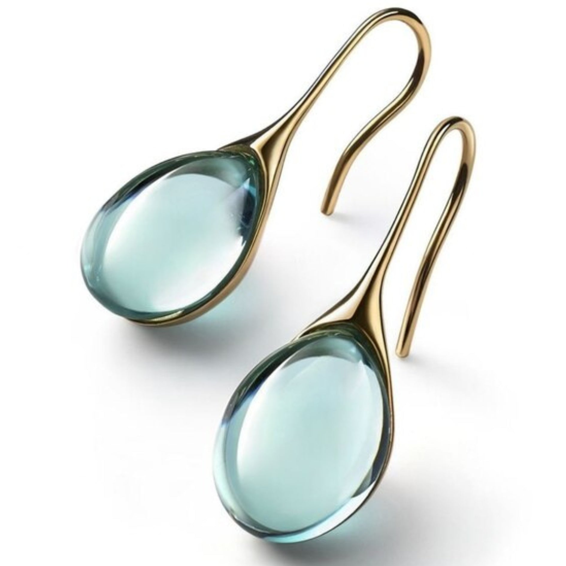 Brincos pendentes chic com cristais