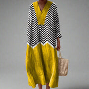 AINSLEY | ELEGANTES GEOMETRISCHES KLEID