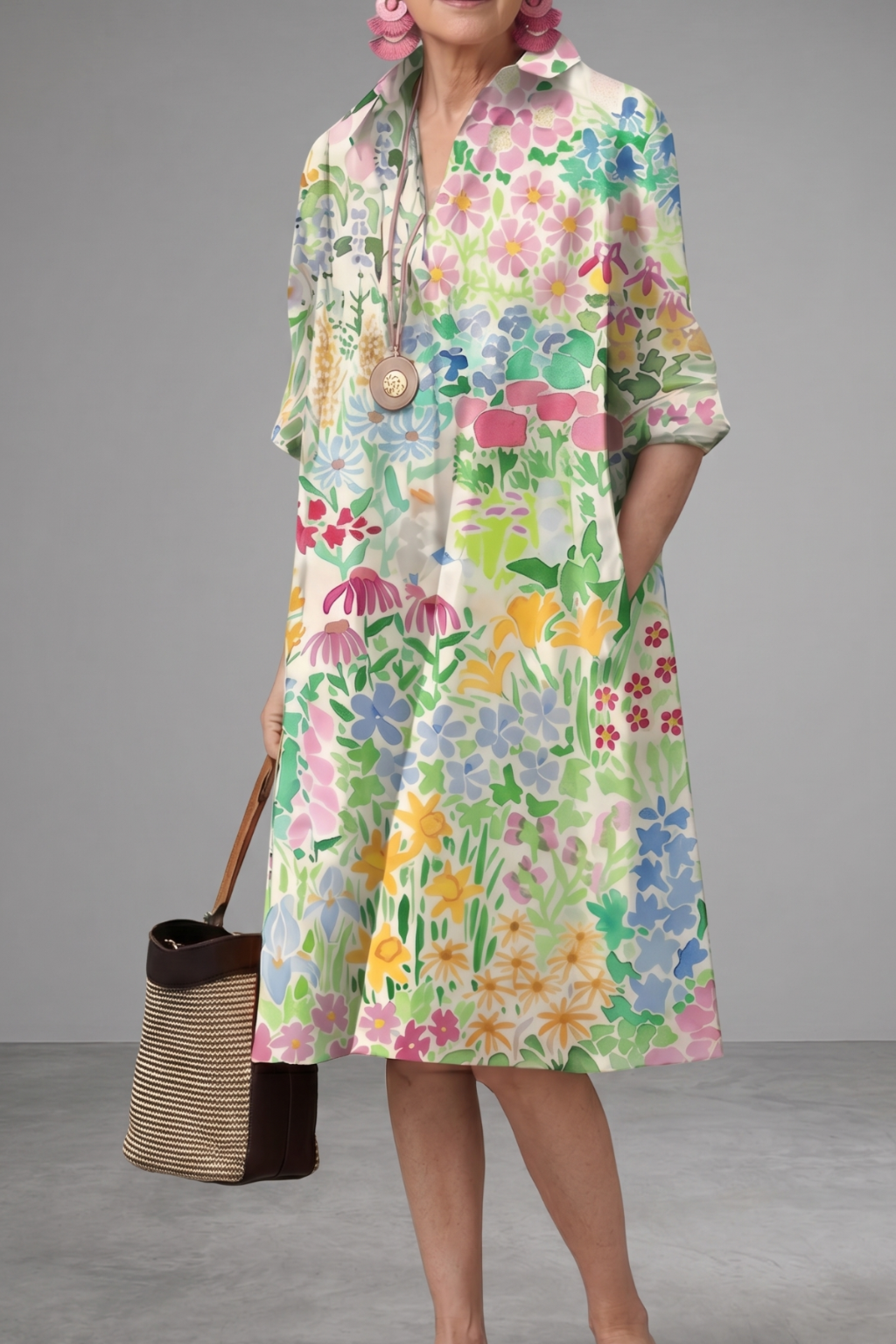Paige | Vestido midi cuidado e elegante