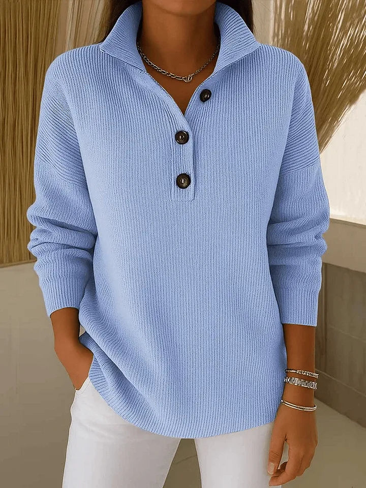 Florence™ | Camisola Polo com Decote em V