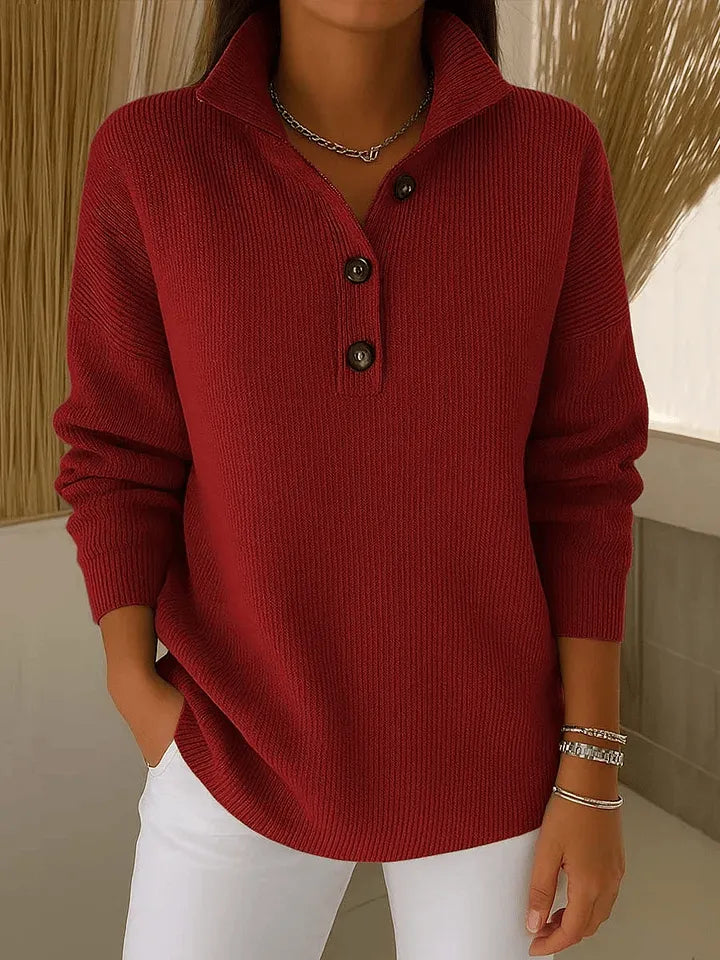 Florence™ | Camisola Polo com Decote em V