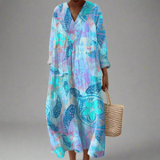 MAEVE | ELEGANTES GEOMETRISCHES KLEID