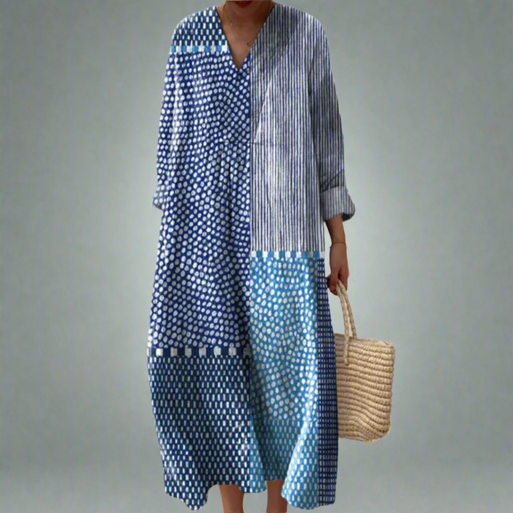 EMERSON | ELEGANTES GEOMETRISCHES KLEID