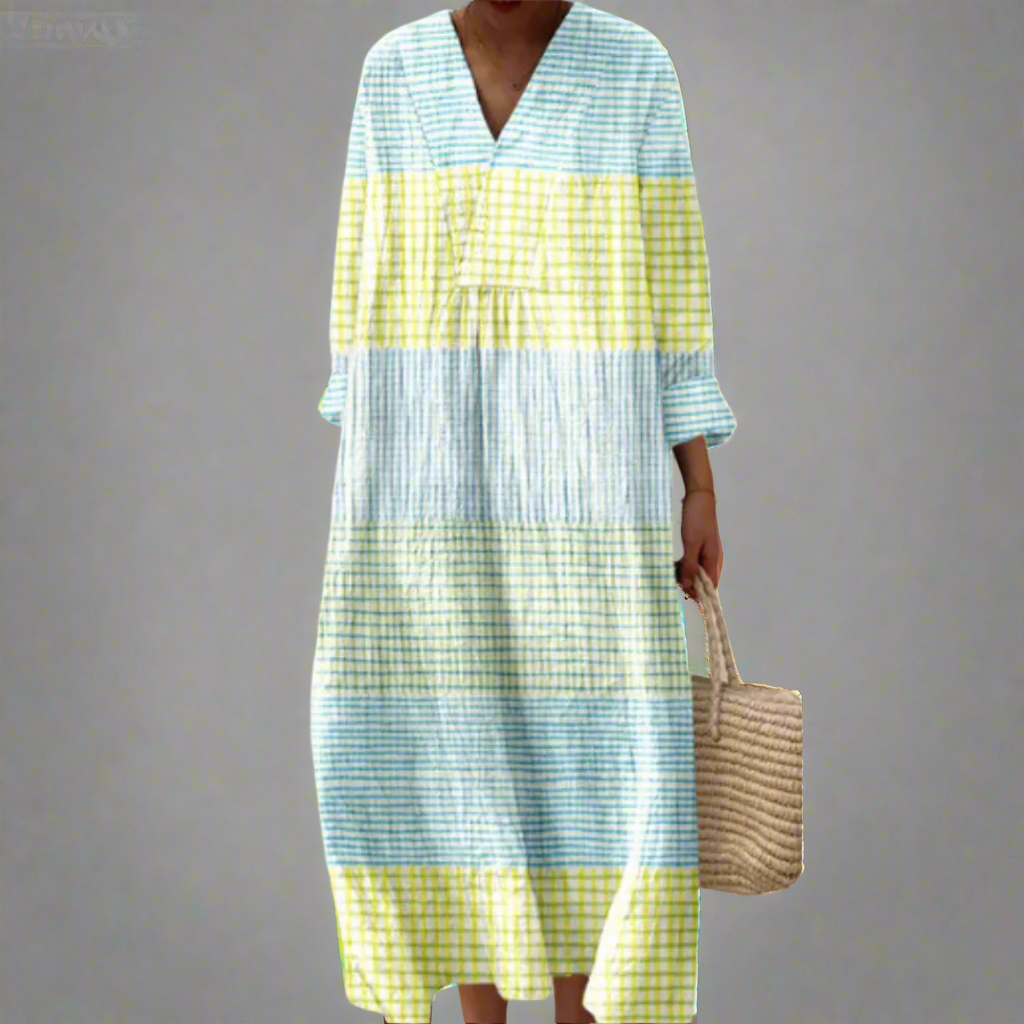 KAITLYN | ELEGANTES GEOMETRISCHES KLEID