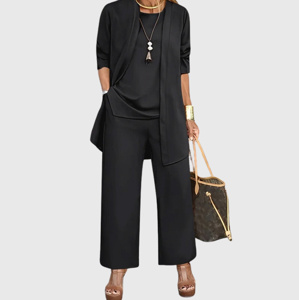 Kaevia™ - 3-teiliges Loose Fit Lounge Set