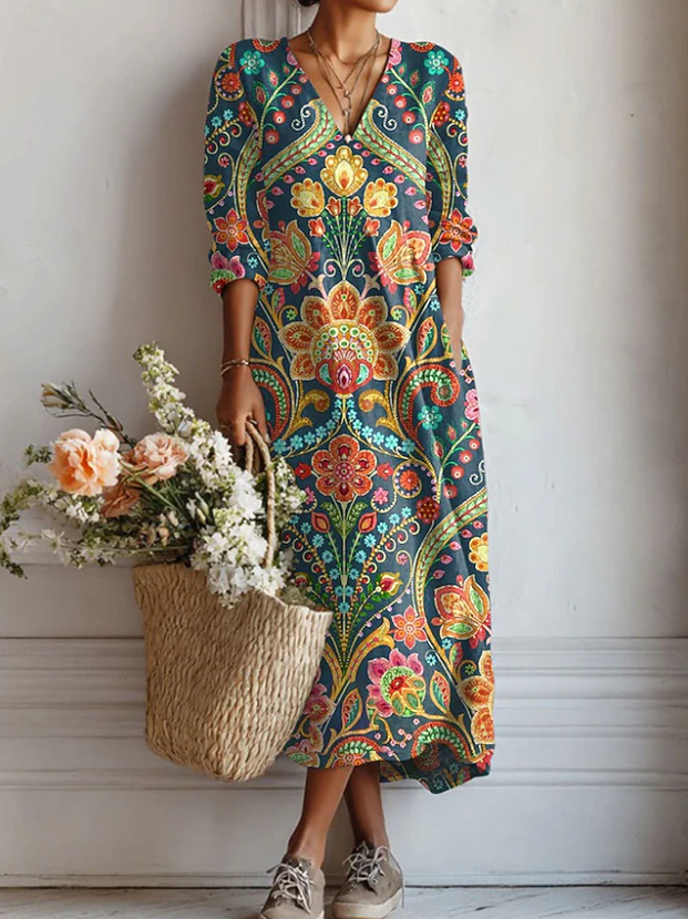 Vestido Comprido Boémio