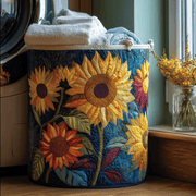 SUNNY | Cesto de roupa suja com padrão floral «SUNSHINE»
