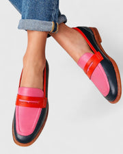 MARTA | Mocassins com Padrão Multicolor