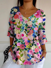 Damen Vintage Bluse