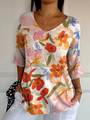 Damen Vintage Bluse