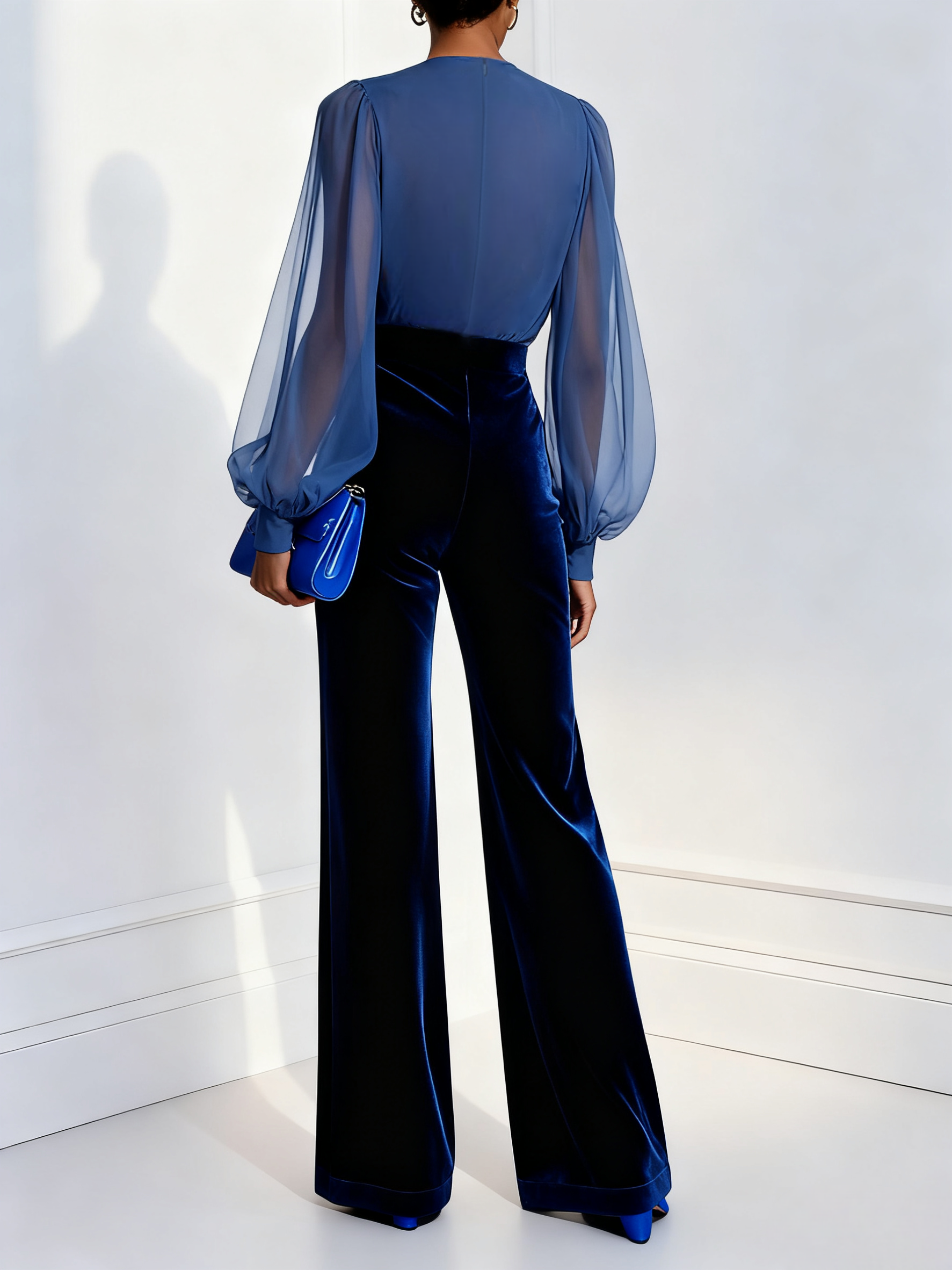 Maud™ || Eleganter Jumpsuit mit V-Ausschnitt