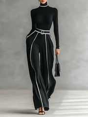 Vera™ || Elegantes Set mit kontrastierenden Details