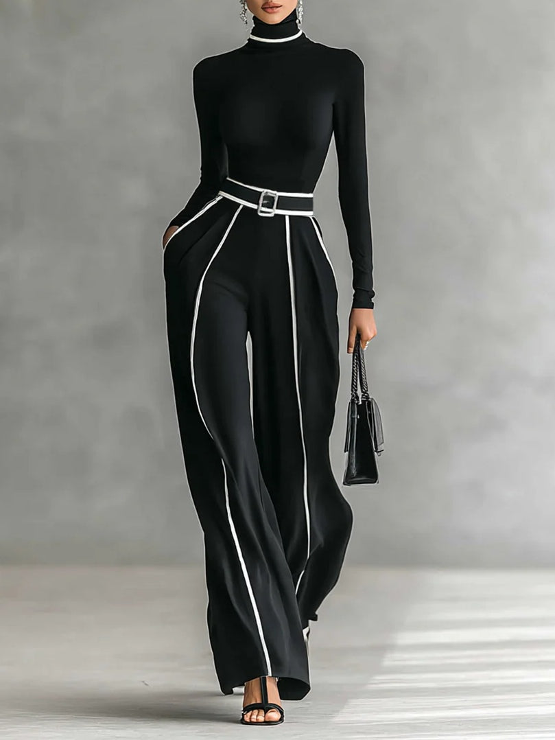 Vera™ || Elegantes Set mit kontrastierenden Details