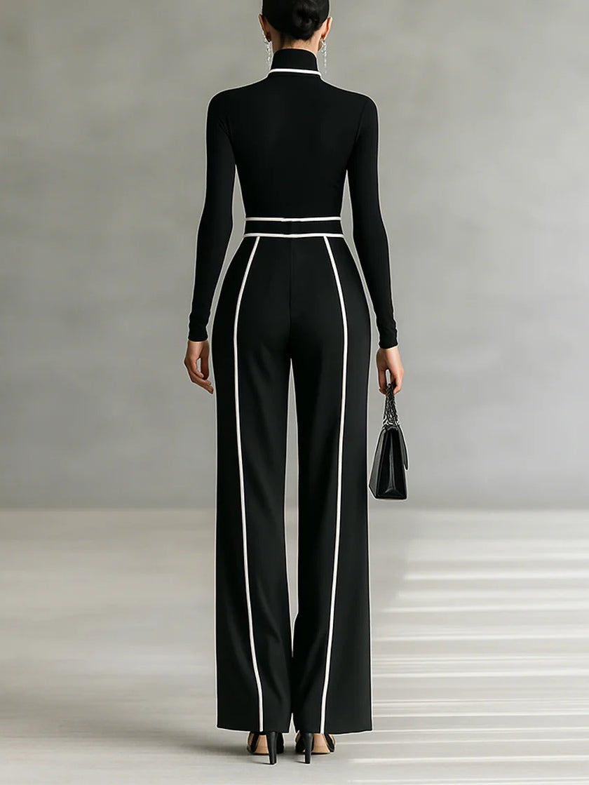 Vera™ || Elegantes Set mit kontrastierenden Details