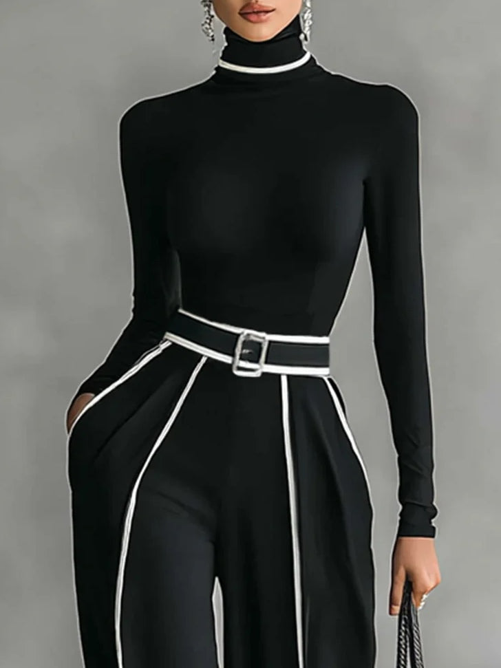 Vera™ || Elegantes Set mit kontrastierenden Details