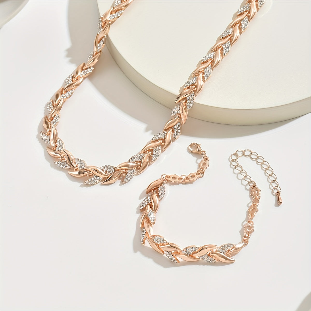 Conjunto de cristais em design cauda de peixe