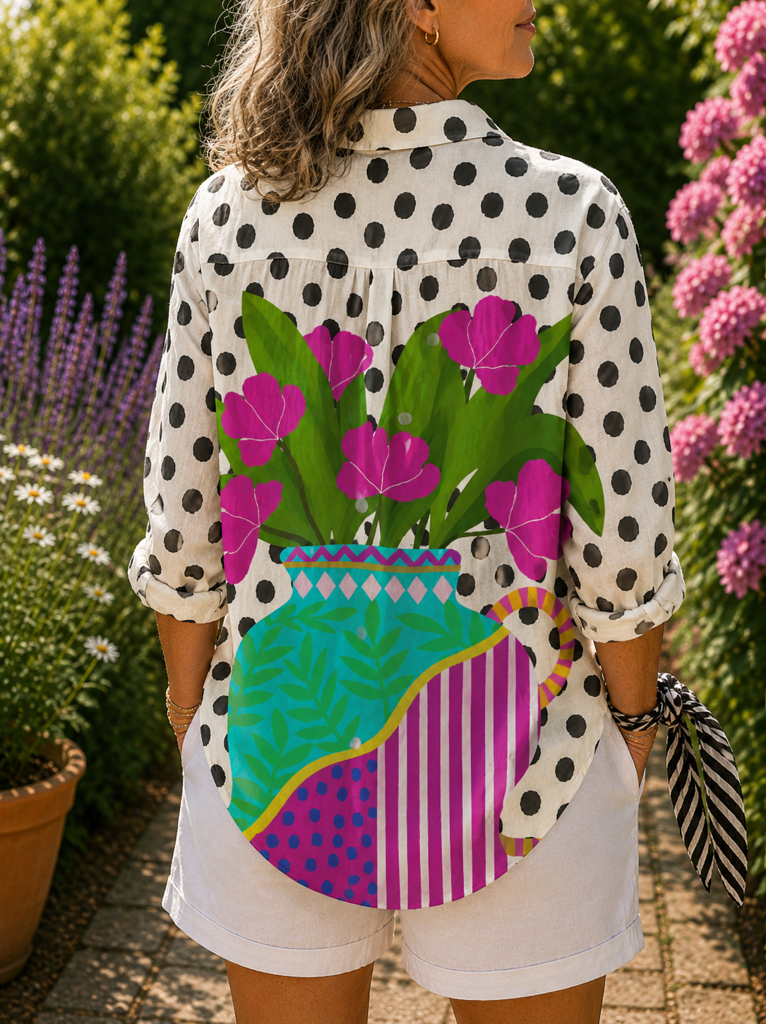 Amara | Blusa Vaso de Flores