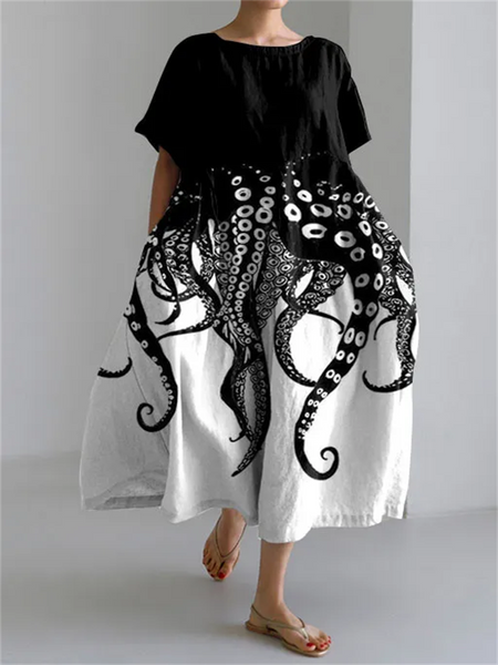 Vestido de Verão Floral Valeno