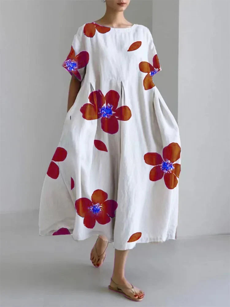 Vestido de Verão Floral Novi