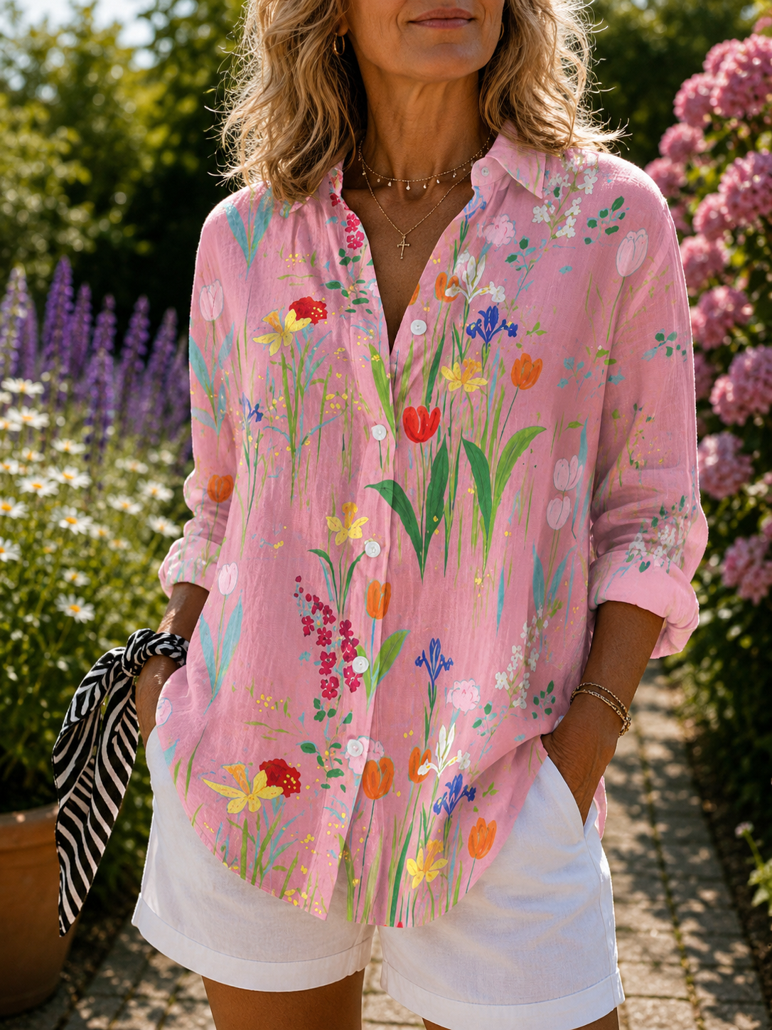 Fiona | Blusa Jardim de Primavera
