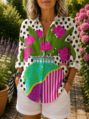 Amara | Blusa Vaso de Flores