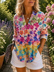 Valeria | Blusa Artística Vibrante