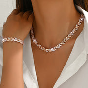 Conjunto de cristais em design cauda de peixe