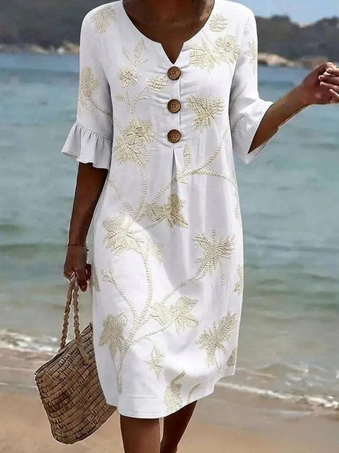 Fioralba | Vestido casual com estampado floral