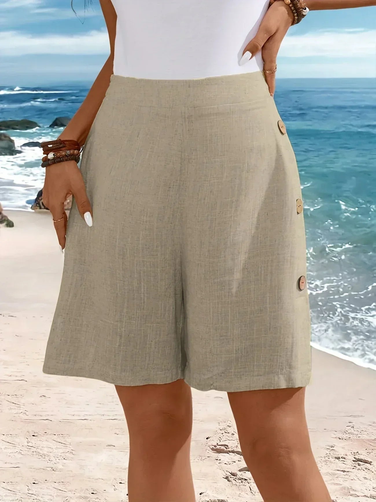 WHITNEY™ - CALÇÕES DE VERÃO DRAPEADOS E RESPIRÁVEIS