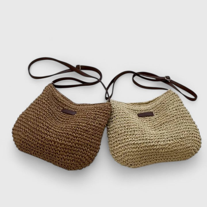 Simona | Bolsa Elegante em Tecido Entrançado