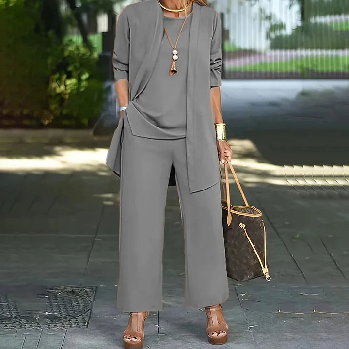 Kaevia™ - 3-teiliges Loose Fit Lounge Set