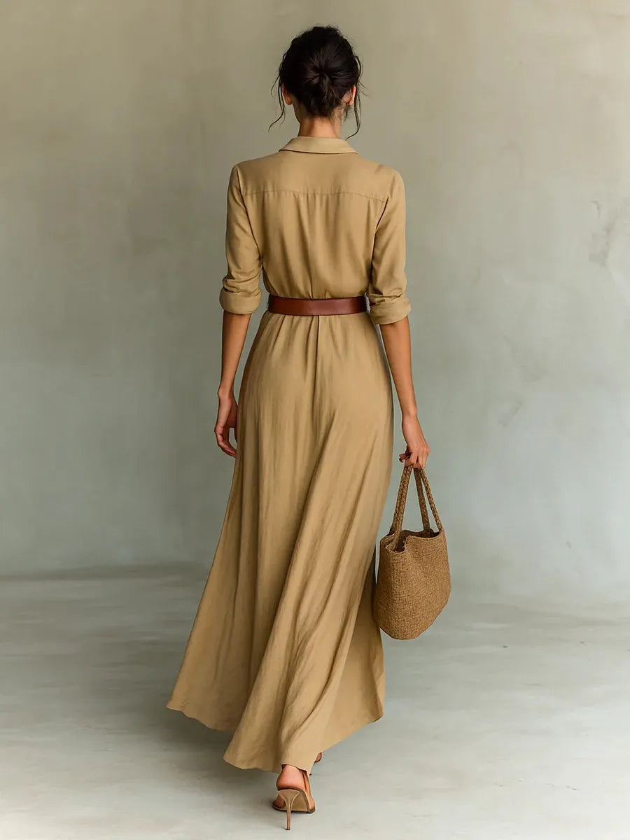 Olivia - Maxikleid mit Kordelzug