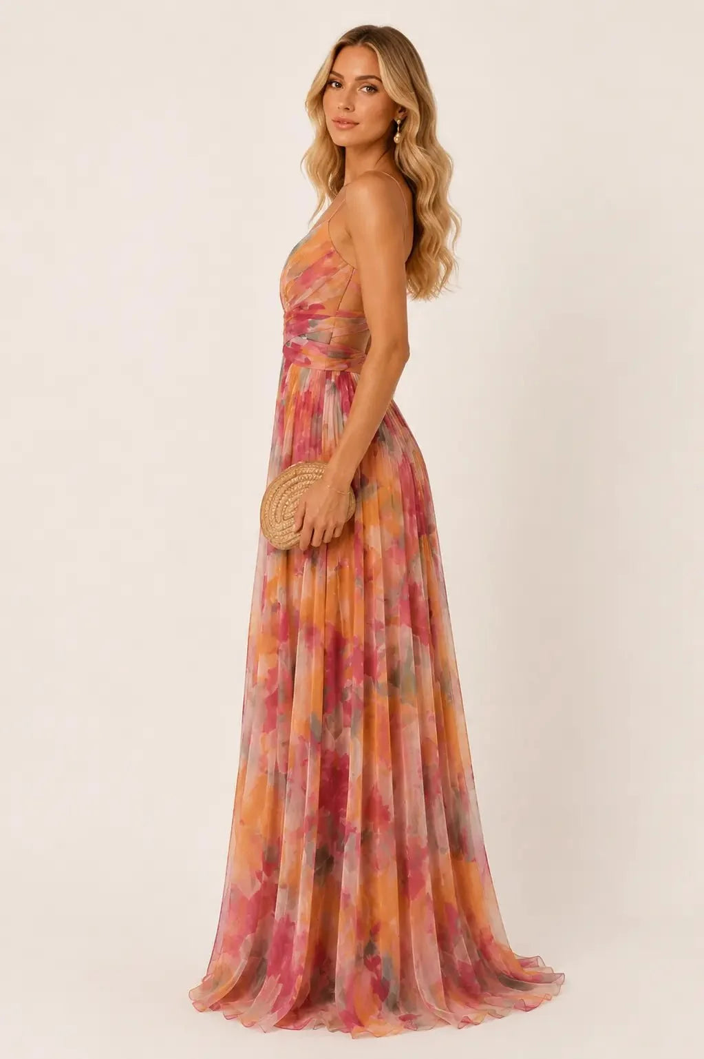 Gisela Vestido Longo Floral