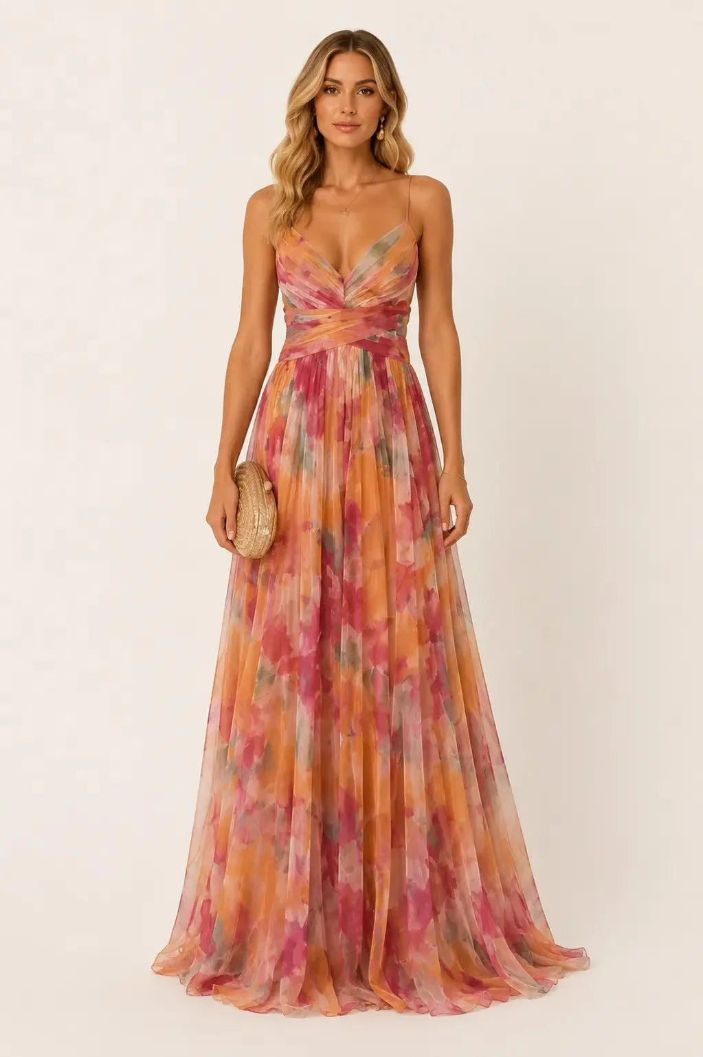 Gisela Vestido Longo Floral