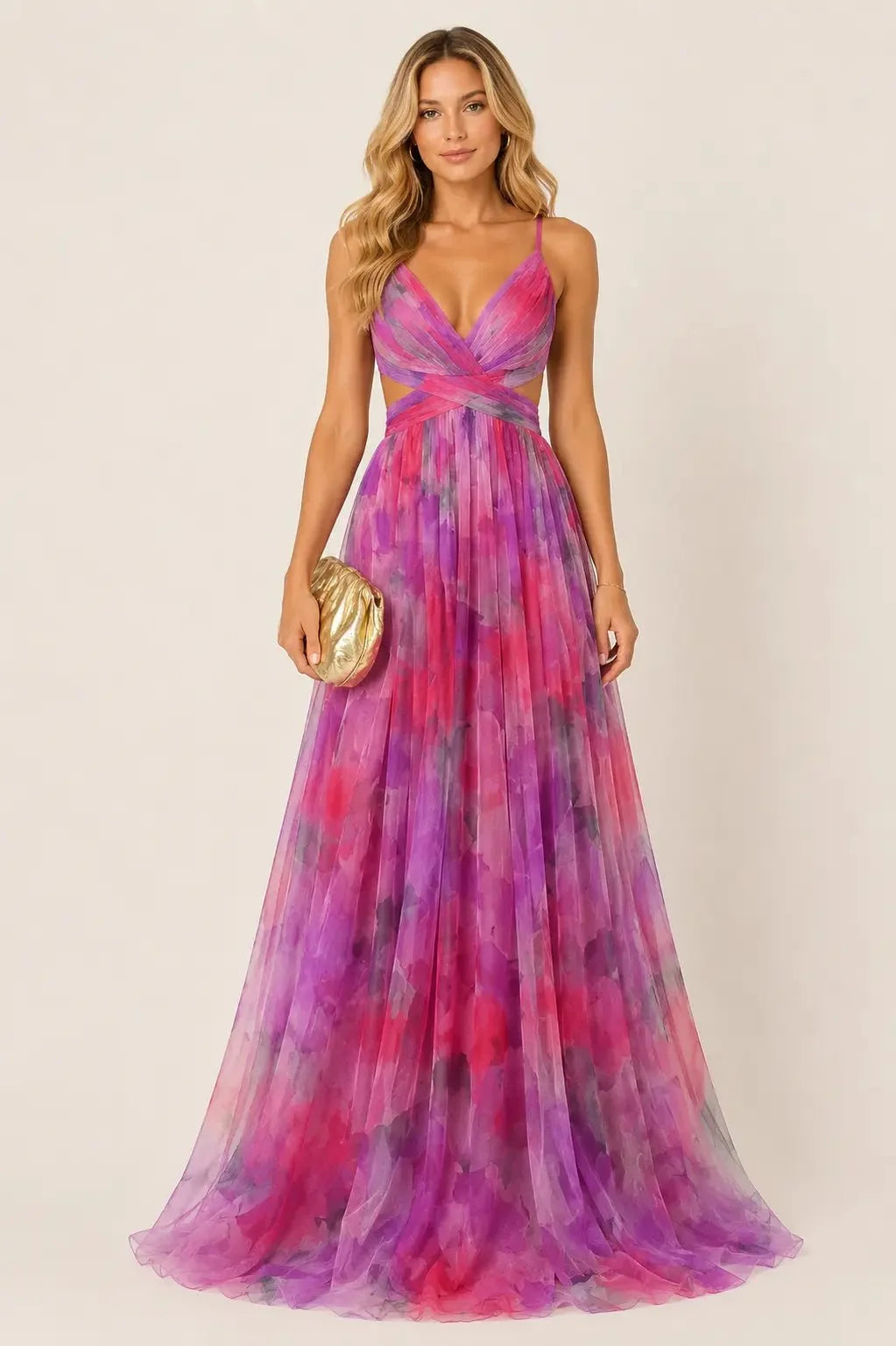 Gisela Vestido Longo Floral