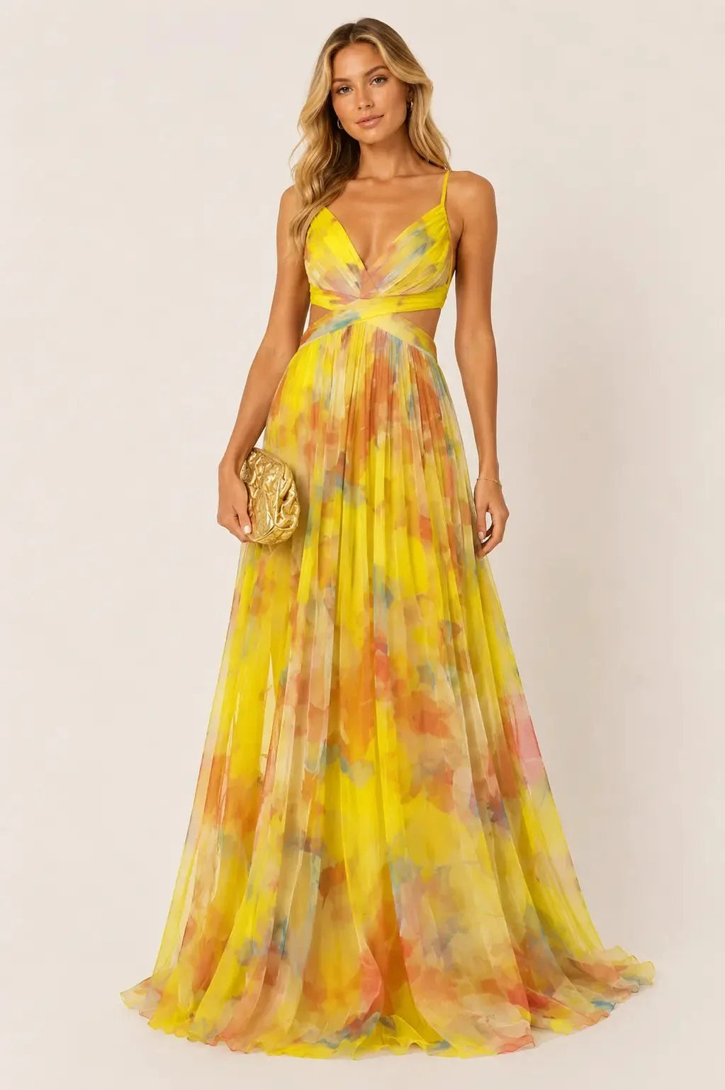 Gisela Vestido Longo Floral