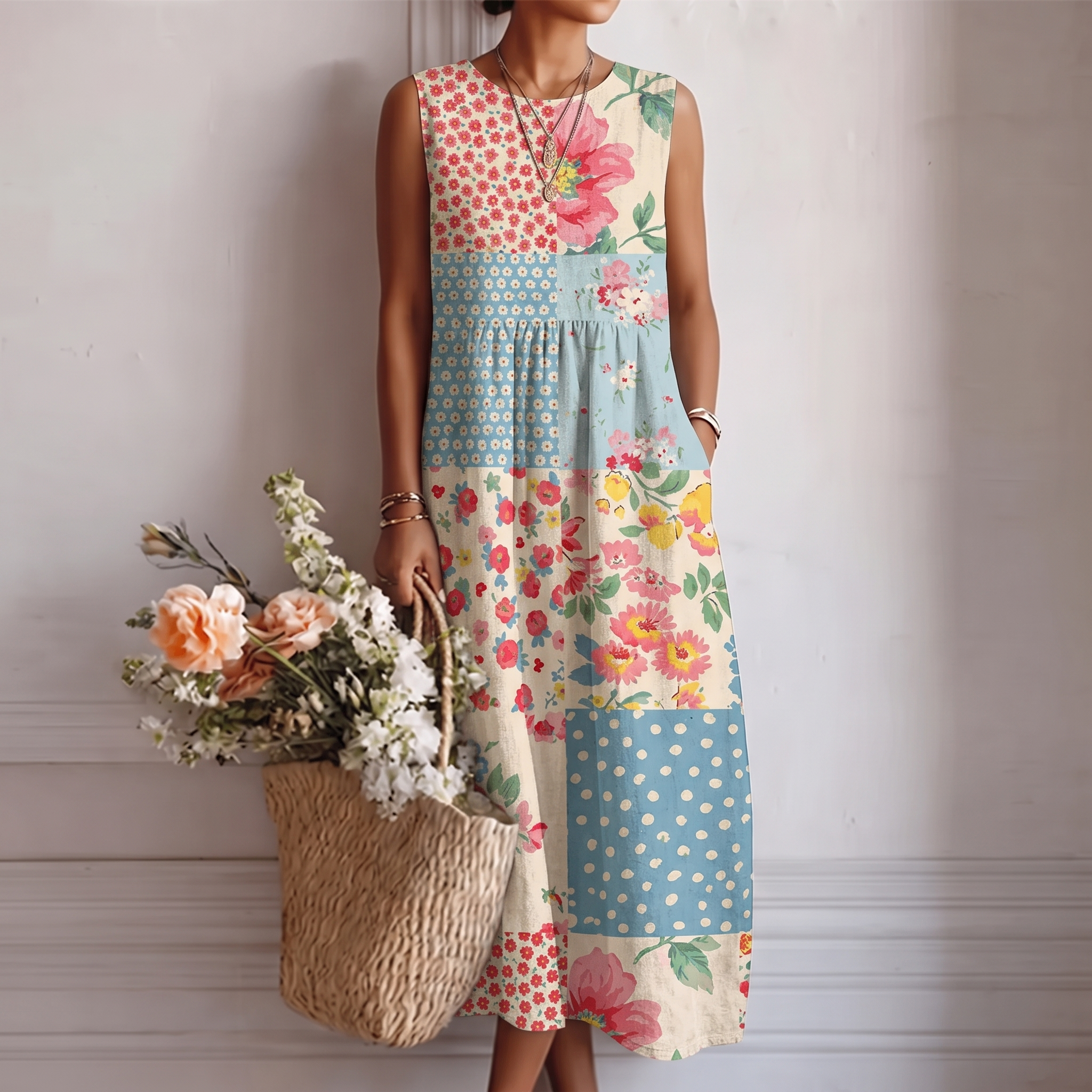 Amelia™ | Vestido Midi do Dia a Dia