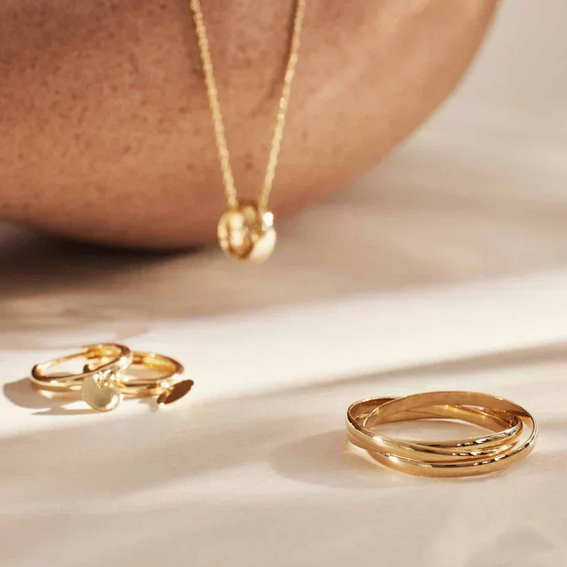 Anel dourado Léna Trielle