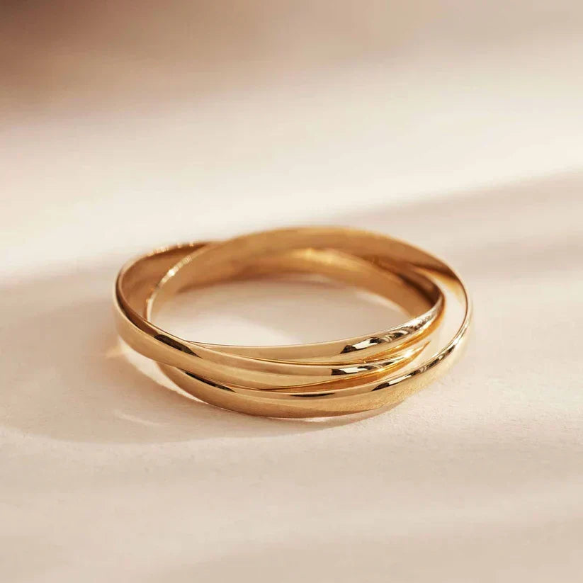 Anel dourado Léna Trielle