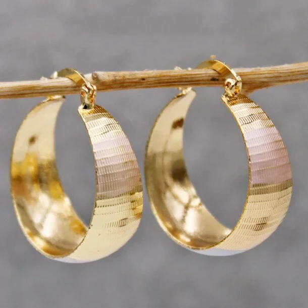Brincos de luxo refinados em dourado
