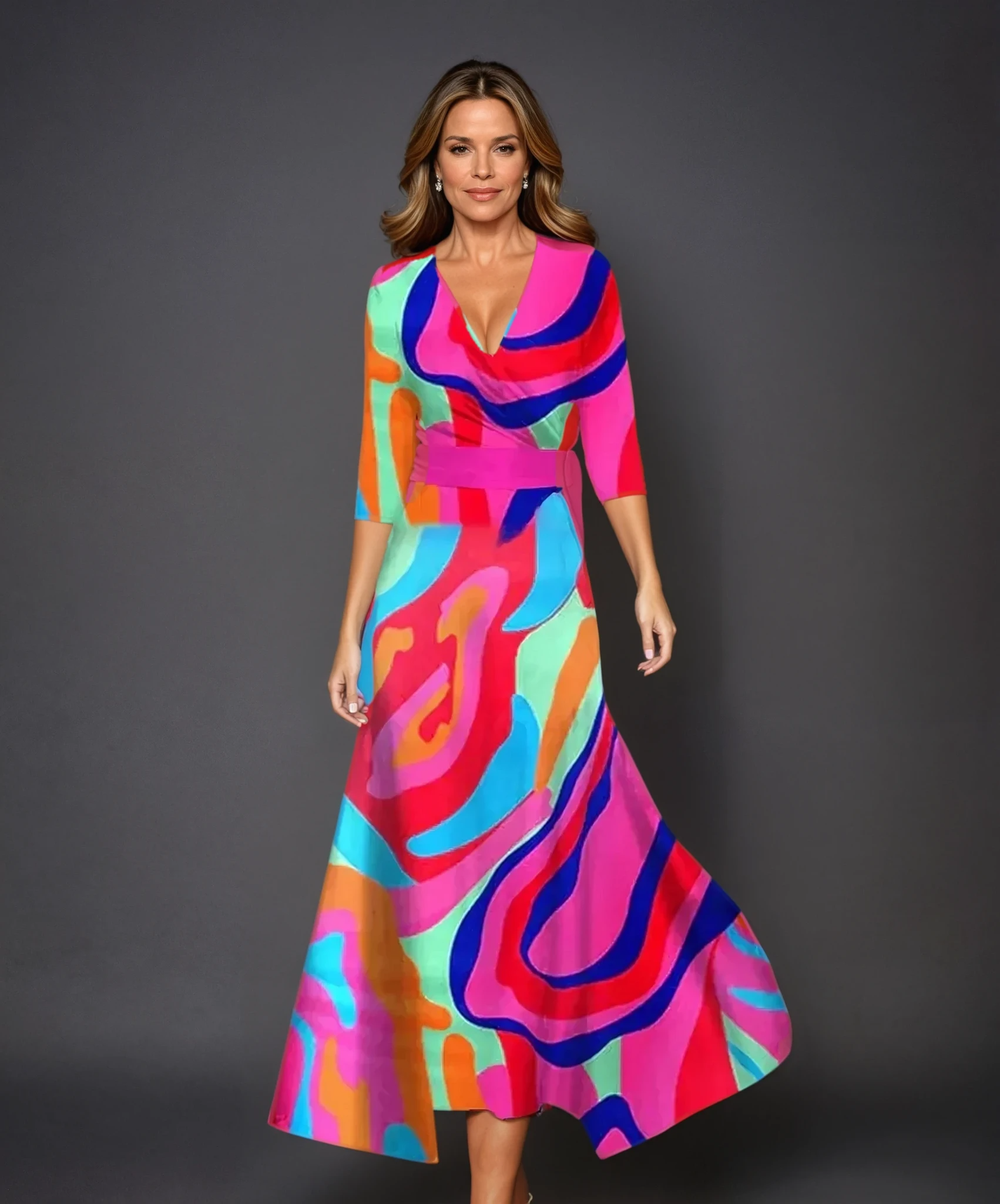 Ysa | Schickes Kleid mit Blumenmuster