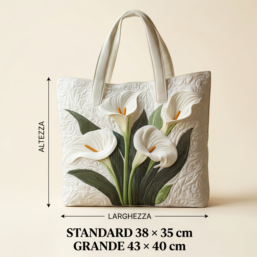 Mala artesanal «Calle Bianche» – Elegante e prática
