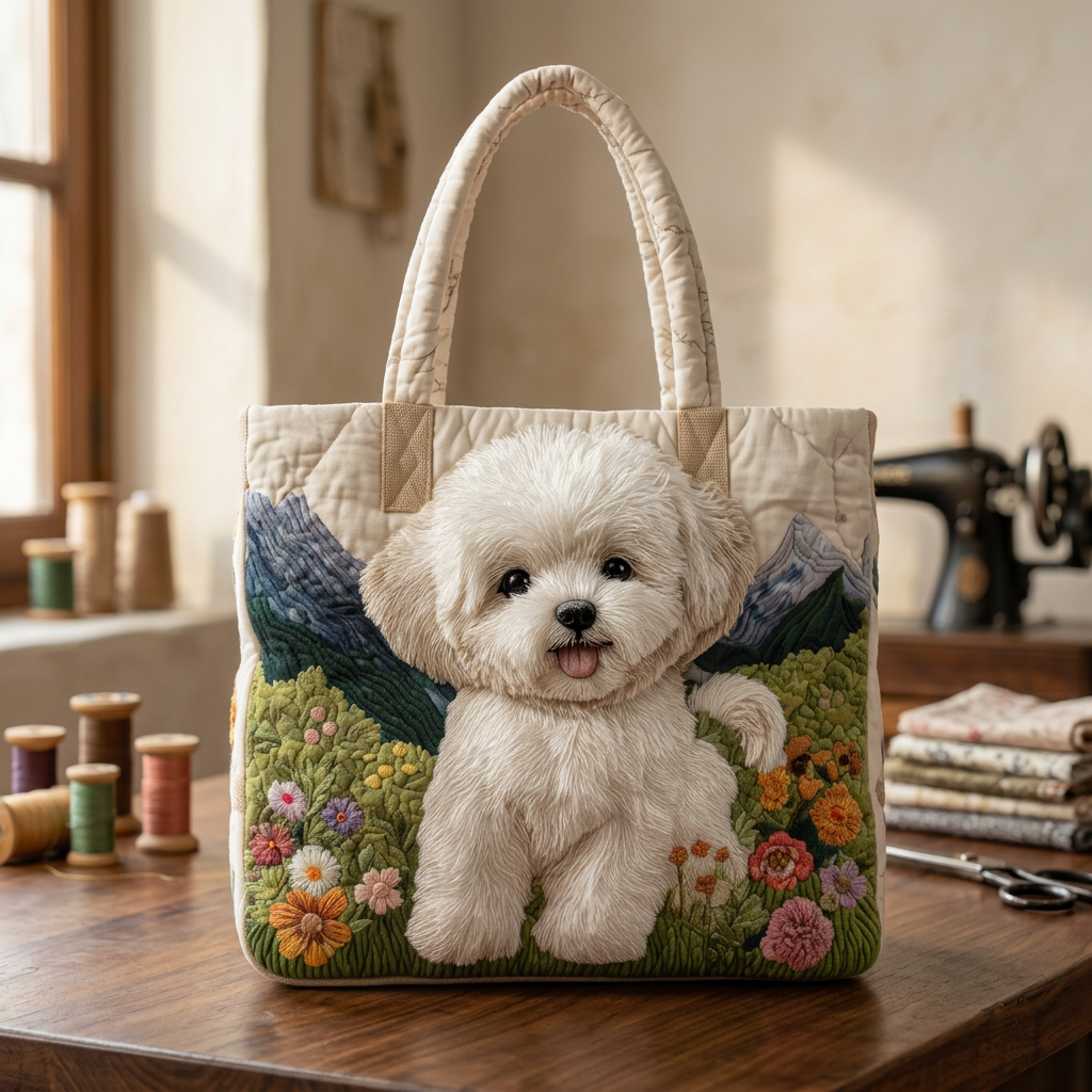 Mala artesanal «Cão Mágico» – Ideia para presente