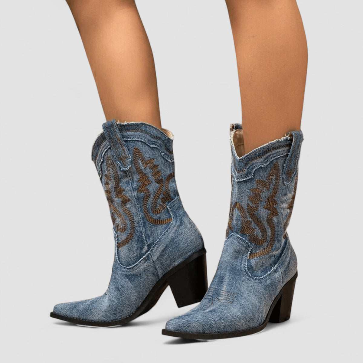 Callie | Botins Western Bordados