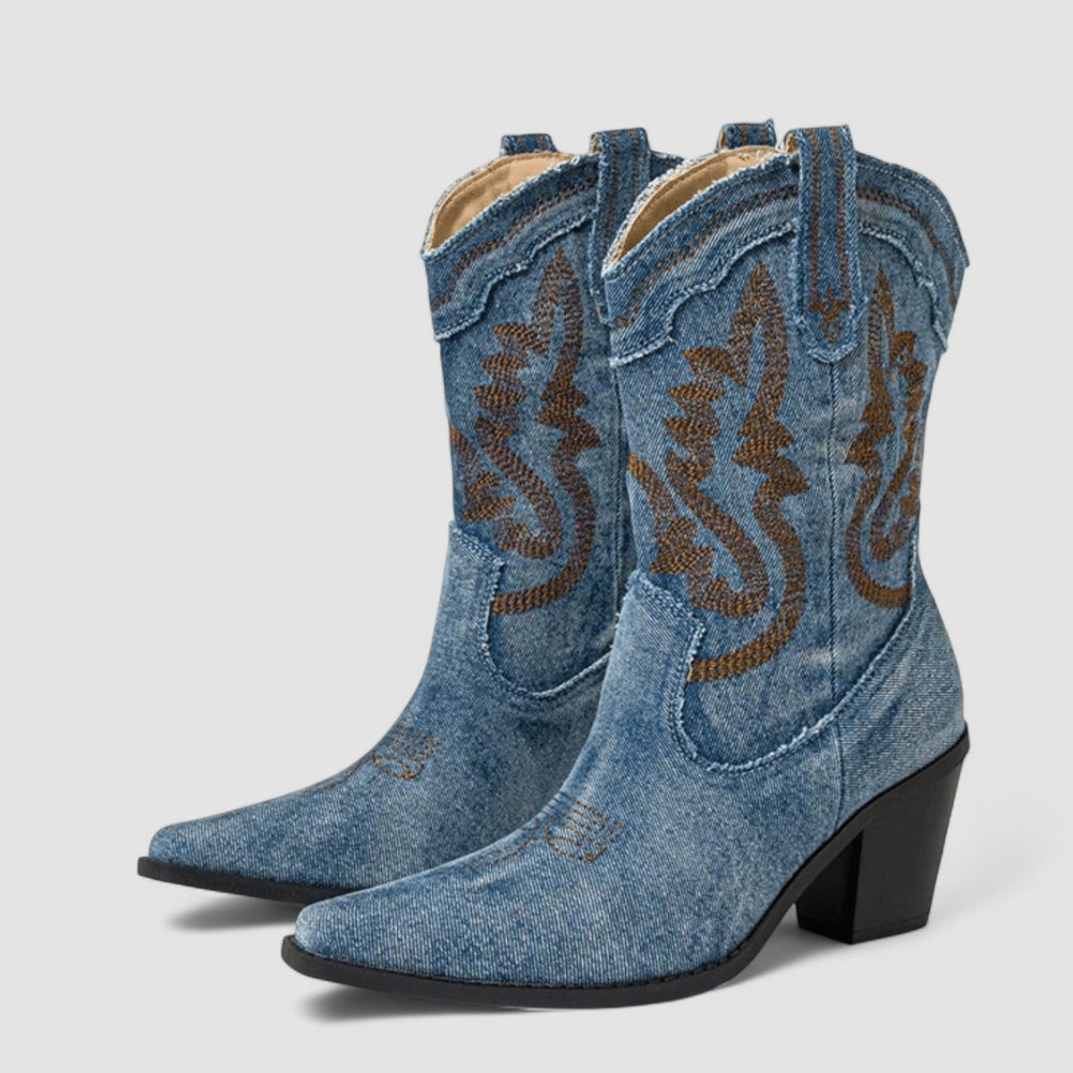 Callie | Botins Western Bordados