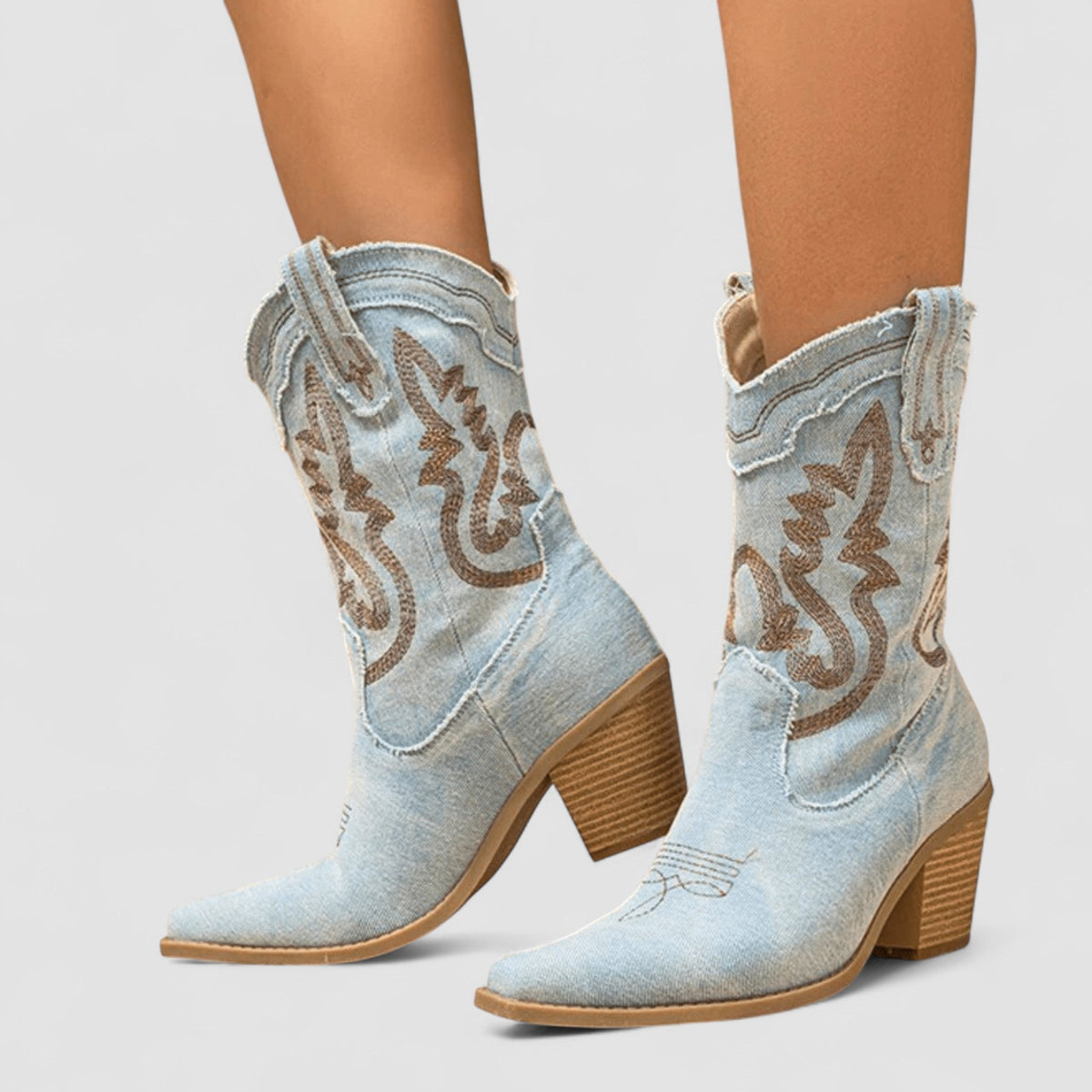 Callie | Botins Western Bordados